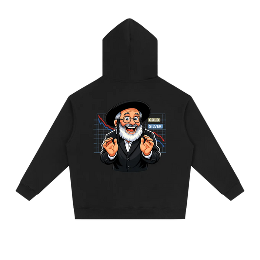 Essential Heavyweight Gold and Silver Hoodie